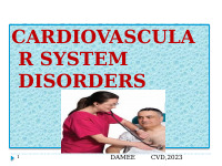 Cardio Vascular System disorder .pptx